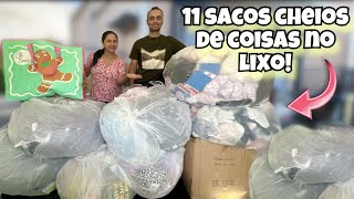 Encontramos 11 sacos cheios de coisas novas no lixo dos Estados Unidos🇺🇸 [upl. by Eidarb71]