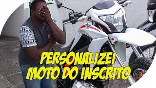 PERSONALIZEI A MOTO DE UM INSCRITO  CIROBROS [upl. by Essirehc]