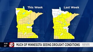 Dry conditions in Minnesota prompting wildfire concerns [upl. by Torrence566]