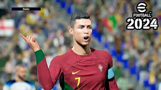 Efootball 2024  Ronaldo signature goal celebration [upl. by Deanne]