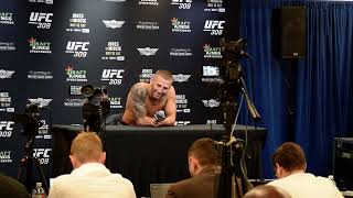 UFC 309 PostFight Oban Elliott Says Fight Was Easy and Next Fight Will Be quotBiblicalquot [upl. by Lad]