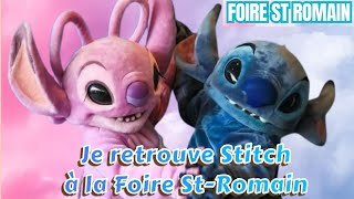 JE RETROUVE STITCH A LA FOIRE SAINTROMAIN [upl. by Sorci457]