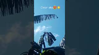 Clear Sky😍☀️ music clearsky nature shorts [upl. by Parrish309]