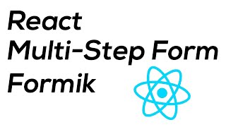 React Multi Step Form With Formik  Yup  React Tutorial [upl. by Borer]