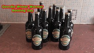 Geordie Winter Warmer Bottling amp Labeling Part 27 Home Brew Beer Kit UK [upl. by Menon]