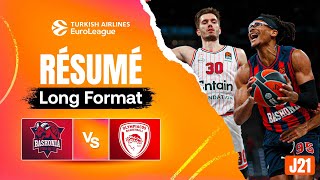 Soirée de highlights à Vitoria   Baskonia vs Olympiacos  Résumé EuroLeague J21 [upl. by Marston]