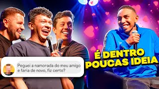 POUCAS IDEIAS COM O NÓIA DICAS DE NAMORO NO SHOW 😂 ft Renato Albani amp Victor Sarro [upl. by Gyimah907]