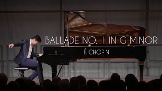 F Chopin  Ballade No 1 in g minor Op23 live performance by Shaun Choo [upl. by Roter]