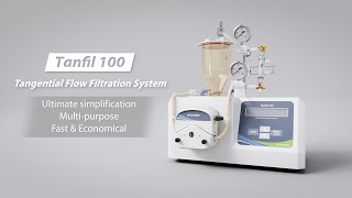 Ultimate simplicity Tanfil 100 Tangential Flow Filtration System [upl. by Ahsiuqal]