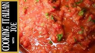 Worlds Best Tomato Pasta Sauce  Cooking Italian with Joe [upl. by Florella138]