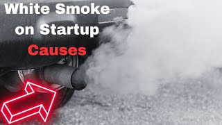 White Smoke from Exhaust on Startup then Goes Away 5 Common Causes [upl. by Saunders238]