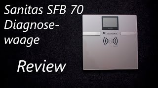 Sanitas SFB 70 Diagnosewaage Review Deutsch HD [upl. by Luapleahcim]