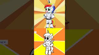 Unicorns Big Transformation  Side by Side  Animation Meme boyanddragon shorts [upl. by Kester]