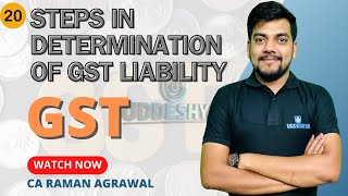 20 STEPS IN DETERMINATION OF GST LIABILITY  BCOM [upl. by Shadow957]