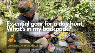 Essential Hunting Gear for a Day Hunt  Whats in my backpack [upl. by Alby]