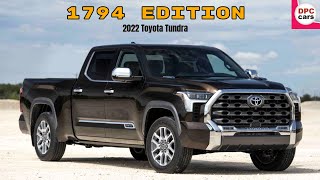 2022 Toyota Tundra 1794 Edition [upl. by Pradeep166]