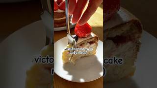 Victoria sponge cake recipe keto shorts food keto ketodiet baking ketorecipes lowcarb [upl. by Volney]