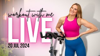 LIVE Indoor Cycling Workout  30minute SHUFFLE Indoor Cycling Class  Encore [upl. by Narib]