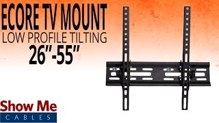 How To Install A Low Profile Tilting TV Mount For TVs Between 26quot To 55quot 17315001 [upl. by Atile]