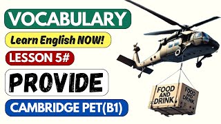 Vocabulary for Cambridge PET B1  Lesson 5 [upl. by Lore]