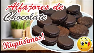 COMO SE HACEN LOS ALFAJORES DE CHOCOLATE  Receta Argentina [upl. by Tloc]