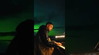 A pianist under the Northern Lights 🌠🎹 quotBorealisquot by Sofiane Pamart [upl. by Athenian]