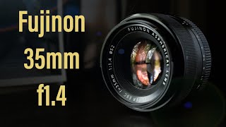 The ORIGINAL XF lens  Fujifilm Fujinon XF 35mm f14 R [upl. by Treat]