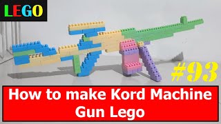 How to make Kord Machine Gun PART 93 [upl. by Ayatahs]