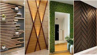 100 Modern Living Room Wall Decorating Ideas 2024 Home Interior Wall Design Wooden Wall Cladding P6 [upl. by Asserak930]