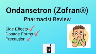 Ondansetron Zofran®  Ondansetron Side Effects Uses Precaution [upl. by Ayerf520]