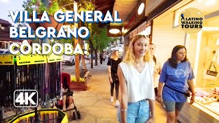 Villa General Belgrano Cordoba Argentina  4k Walking Tour [upl. by Hgielar]