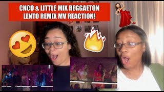 CNCO Little Mix  Reggaetón Lento Remix Official Video  REACTION [upl. by Verla]