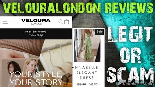 veloura london reviews  velouralondon com reviews  veloura london legit or scam review [upl. by Humphrey]