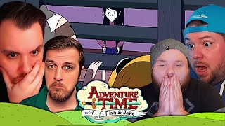 Adventure Time Season 3 Episode 21 amp 22 Group REACTION  Marcelines Closet  Paper Pete [upl. by Enegue]