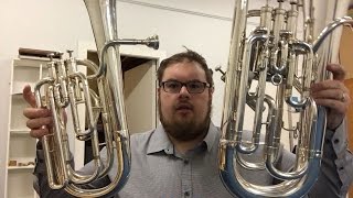 Baritone vs Euphonium  Comparison [upl. by Anirtruc]