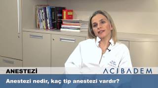 Anestezi nedir kaç tip anestezi vardır [upl. by Enyaz]