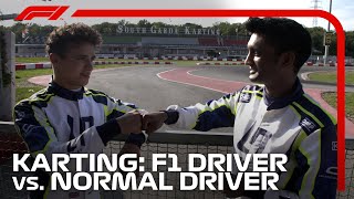 Karting Challenge F1 Driver vs Normal Driver [upl. by Htelimay]