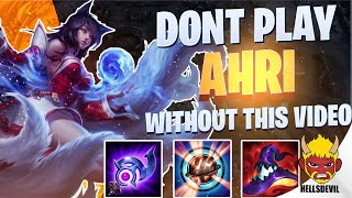 WILD RIFT  DONT PLAY AHRI WITHOUT THIS VIDEO  Ahri Gameplay  Guide amp Build [upl. by Aicenek]