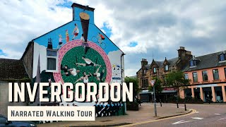 INVERGORDON  4K Narrated Walking Tour  Lets Walk [upl. by Chally671]