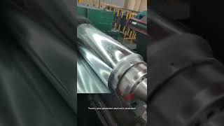 Hot dipped galvanized steel coil in production [upl. by Saixela206]