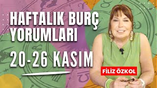 Filiz Özkol ile haftalık burç yorumları  2026 Kasım [upl. by Raffaj]