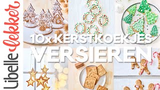 Kerstkoekjes versieren x10 [upl. by Nemsaj]