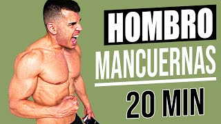 Rutina de HOMBRO con MANCUERNAS En Casa para GANAR MASA MUSCULAR y FUERZA 💪 HOMBROS con PESAS [upl. by Brnaba]