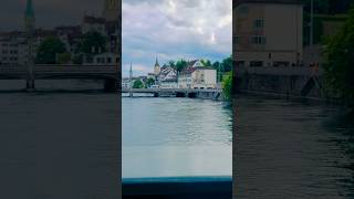 Zurich Switzerland 🇨🇭 Limmat River ytshorts abba europe zurich switzerland [upl. by Eustatius823]