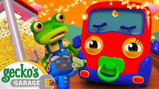 Brave Baby Truck  Geckos Garage  Trucks For Children  Cartoons For Kids [upl. by Egag]