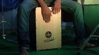 Cajon  percussion Live Demo [upl. by Anirret]