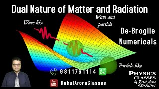 De Broglie Numericals [upl. by Yuu]