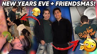 MY NEW YEARS EVE  FRIENDSMAS VLOG [upl. by Enomor]