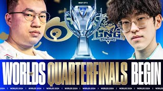 WORLDS QUARTERFINALS LPL SHOWDOWN  LNG VS WEIBO WORLDS 2024  CAEDREL [upl. by Yggam]