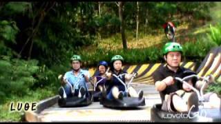 เล่น LUGE ขึ้น Skyride ที่เกาะเซ็นโตซ่า SentosaSG [upl. by Ines975]